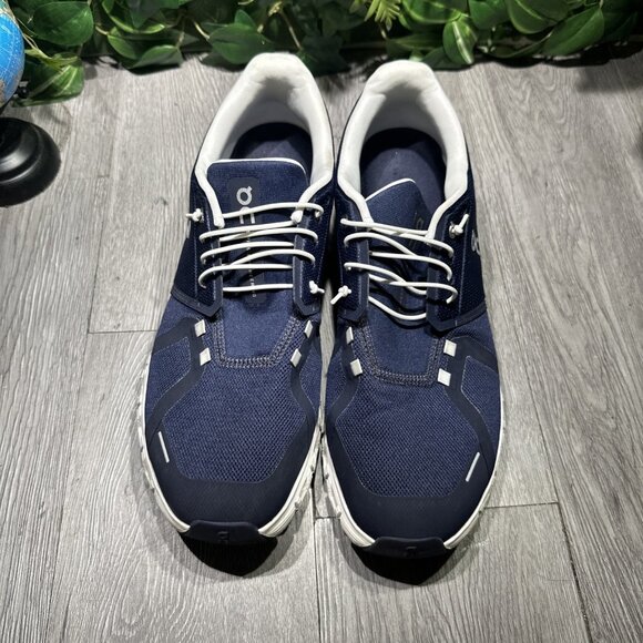 Mens On Cloud 6 New Generation blue/white sneakers running shoe Sz 13 main image 10